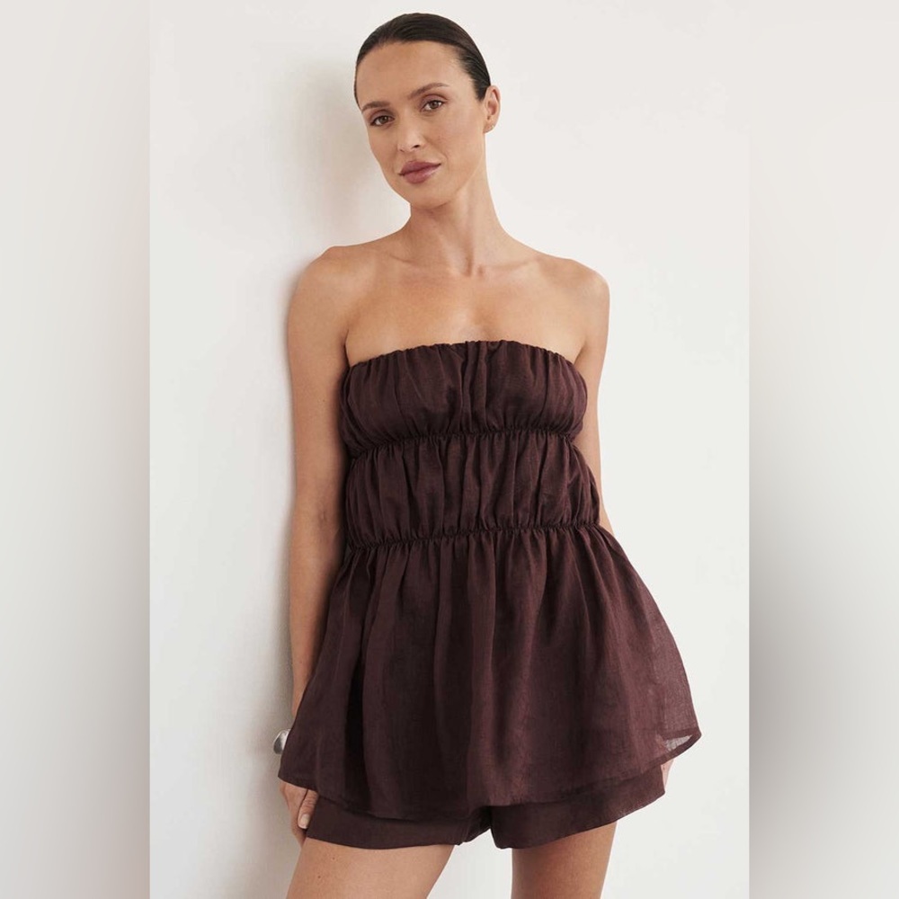 NWT dissh Artie top in walnut - size 2